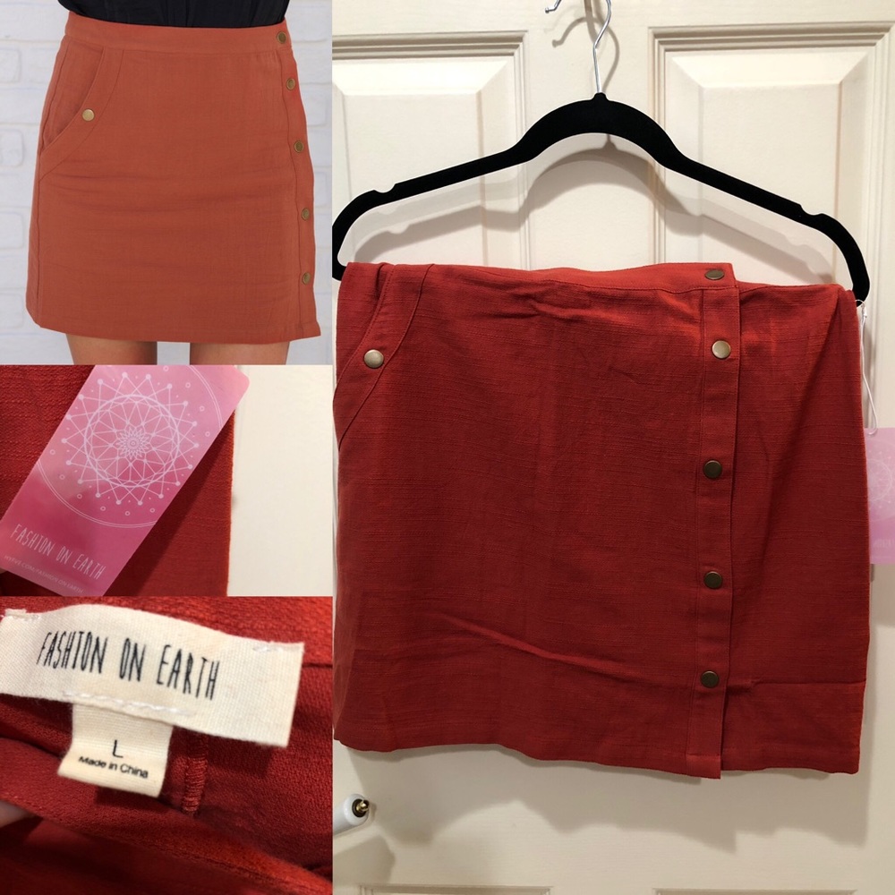 PEYTON BUTTON UP SKIRT > NANAMACS BOUTIQUE